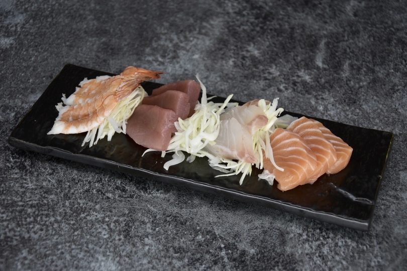 SASHIMI - Thon Saumon Dorade Crevette - 6 | 12 pièces