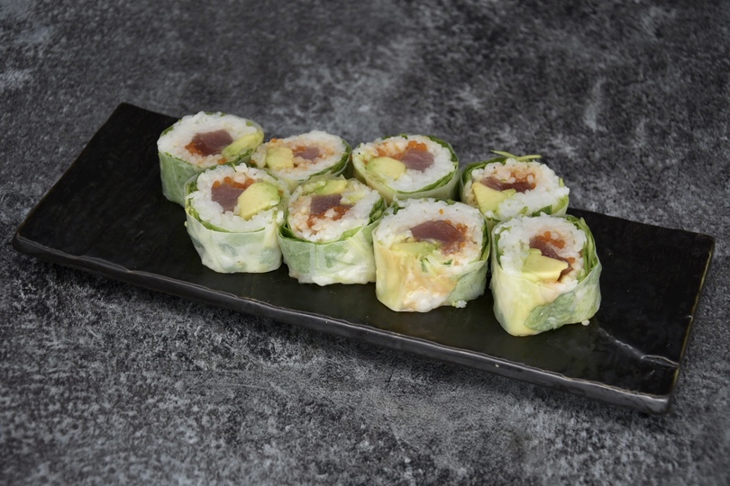 Spring Rolls - Thon Spicy Avocat (sauce épicée, masago) - 8 pièces