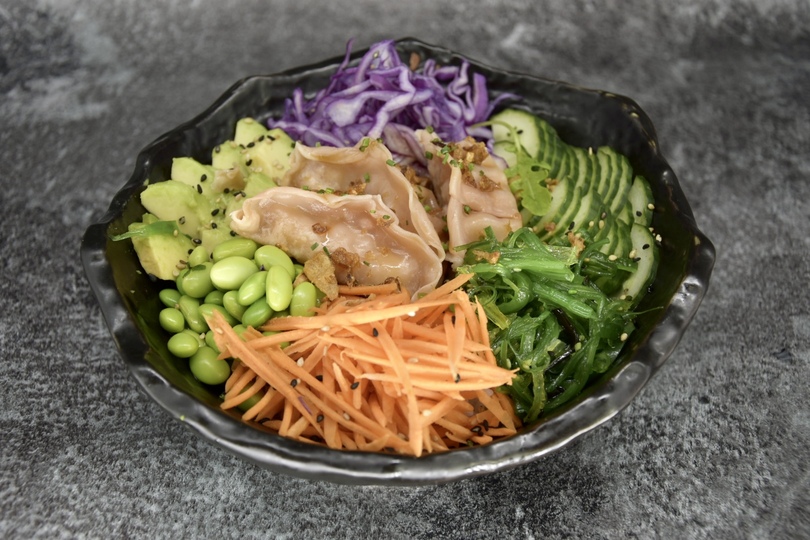 Poke Bowl - Base + Gyoza Crevette